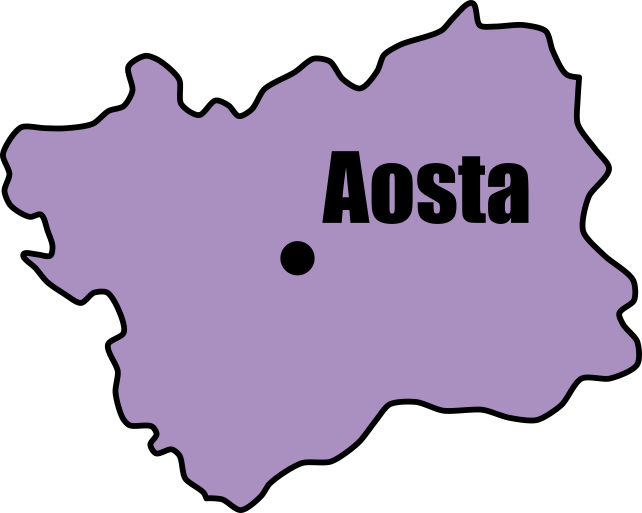 Aosta Valley Map | Tour Italy Now