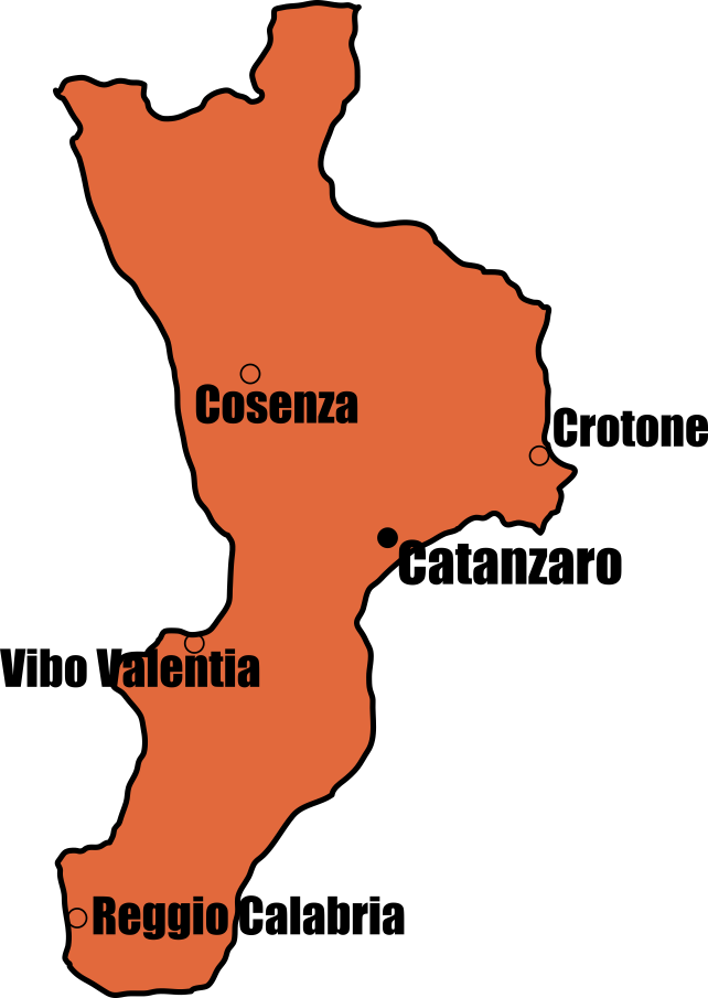 Calabria Map
