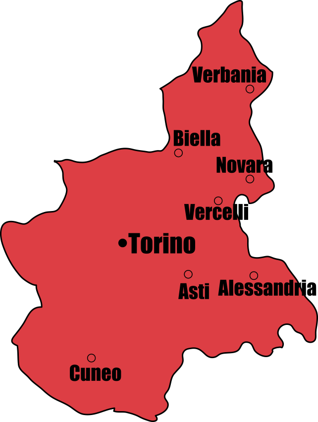 Piedmont Map | Tour Italy Now