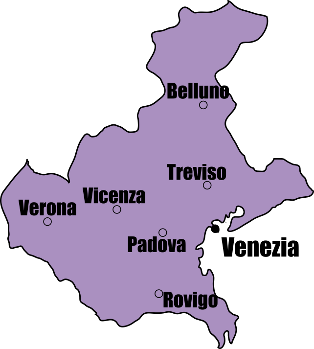 Veneto Map | Tour Italy Now