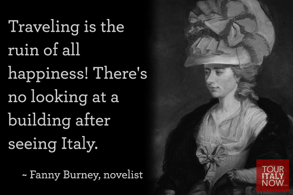Italy Quotes Fanny Burney