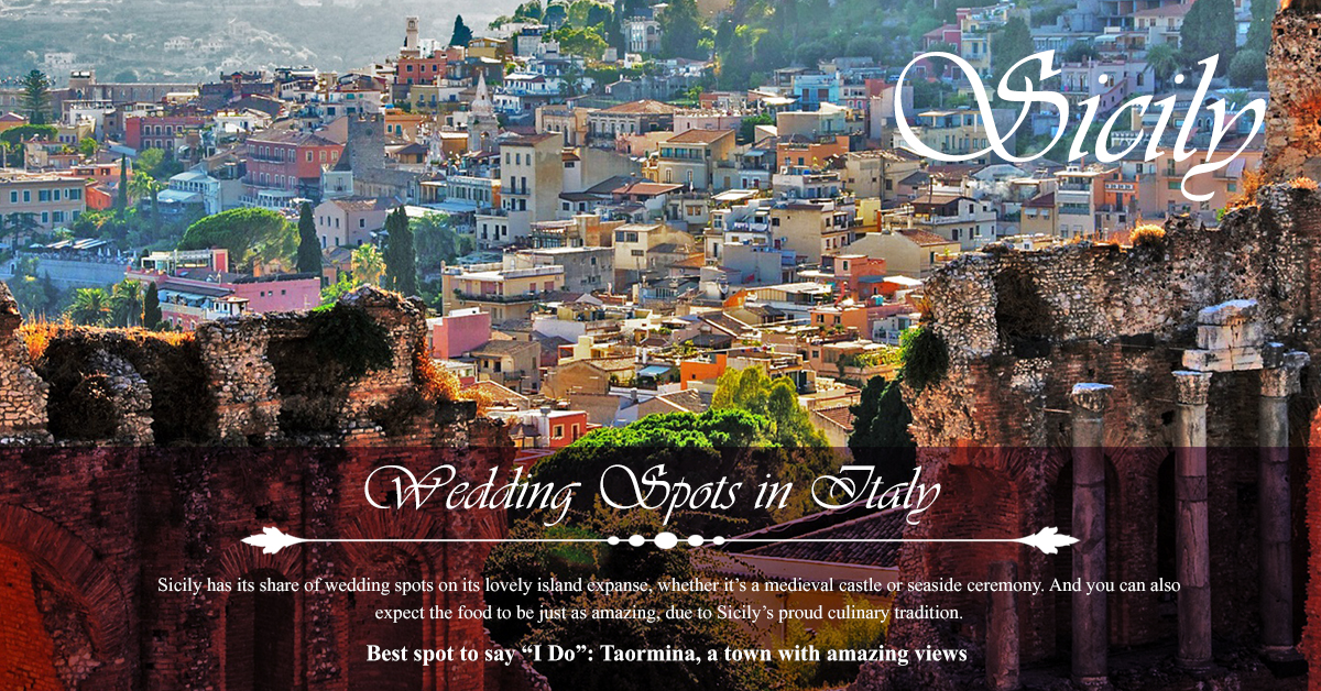 Sicily - Top 5 Wedding Spots in Italy