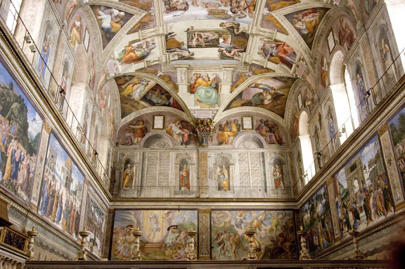 The Sistine Chapel in the Vatican City