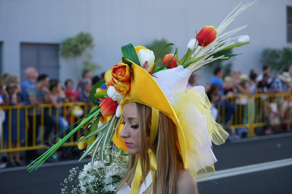 Italy Flower Festival in Spring