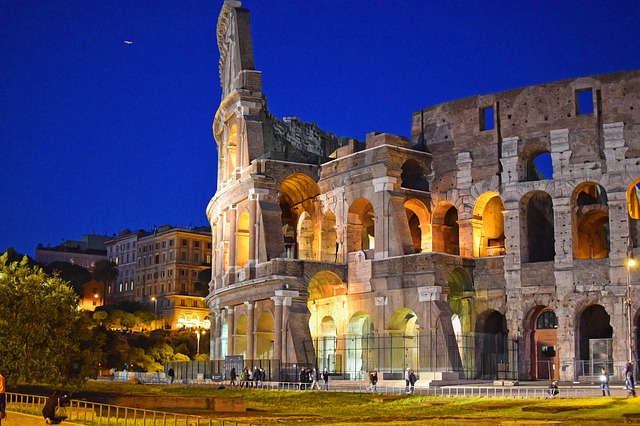 Colosseum in Rome, iconic landmark on an escorted tour of Italy