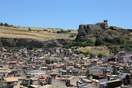 Corleone town in Sicily on a customized tour of Italy